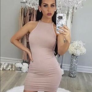 Carli Bybel x Missguided ribbed bodycon dress